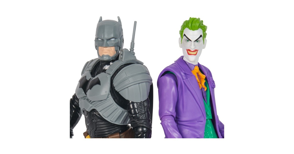 Spin Master Batman Adventures - Batman vs The Joker, Spielfigur(2er Set, 30 cm)