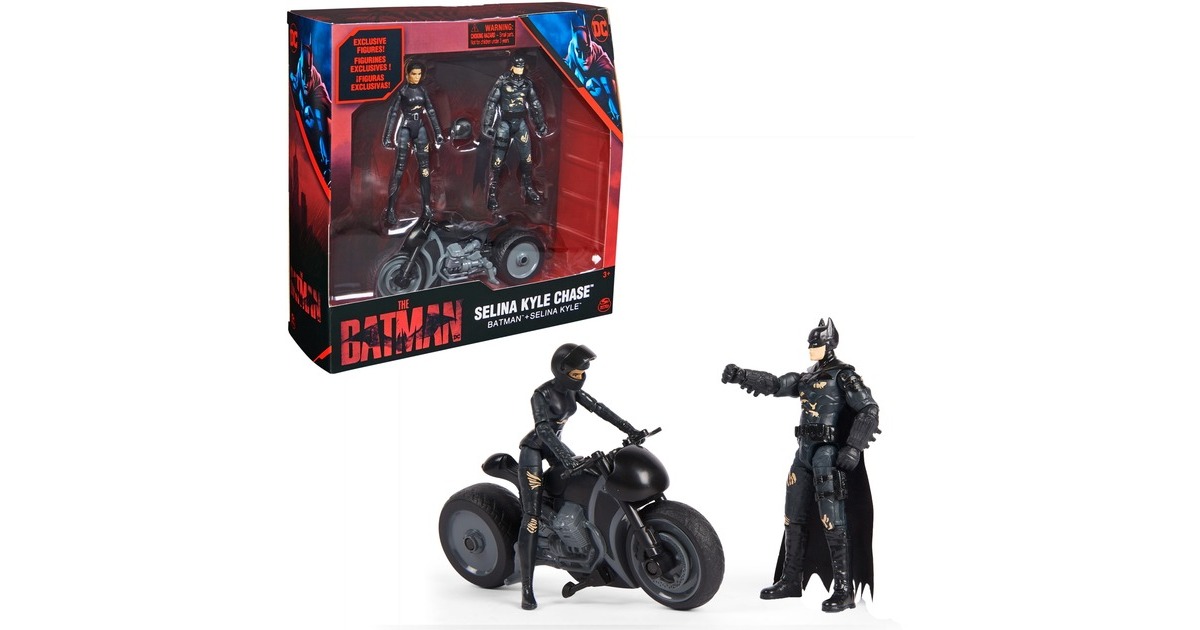 Spin Master Batman Selina Kyle Chase, Spielfigur(und Selina Kyle-Bike)