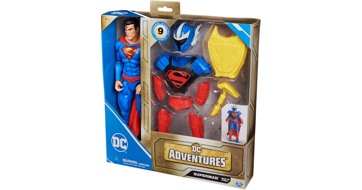 Spin Master DC Comics - Superman Man of Steel, Spielfigur(30 cm)