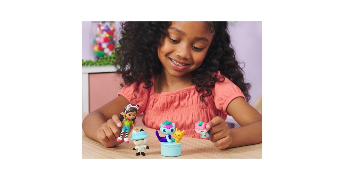 Spin Master DreamWorks Gabby's Dollhouse Cat Adventures - Camping Figuren Set, Spielfigur