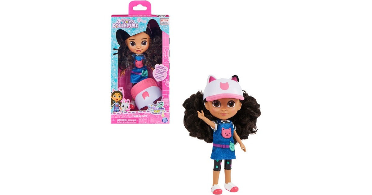 Spin Master DreamWorks Gabby's Dollhouse Cat Adventures - Gabby Girl, Spielfigur(20 cm)
