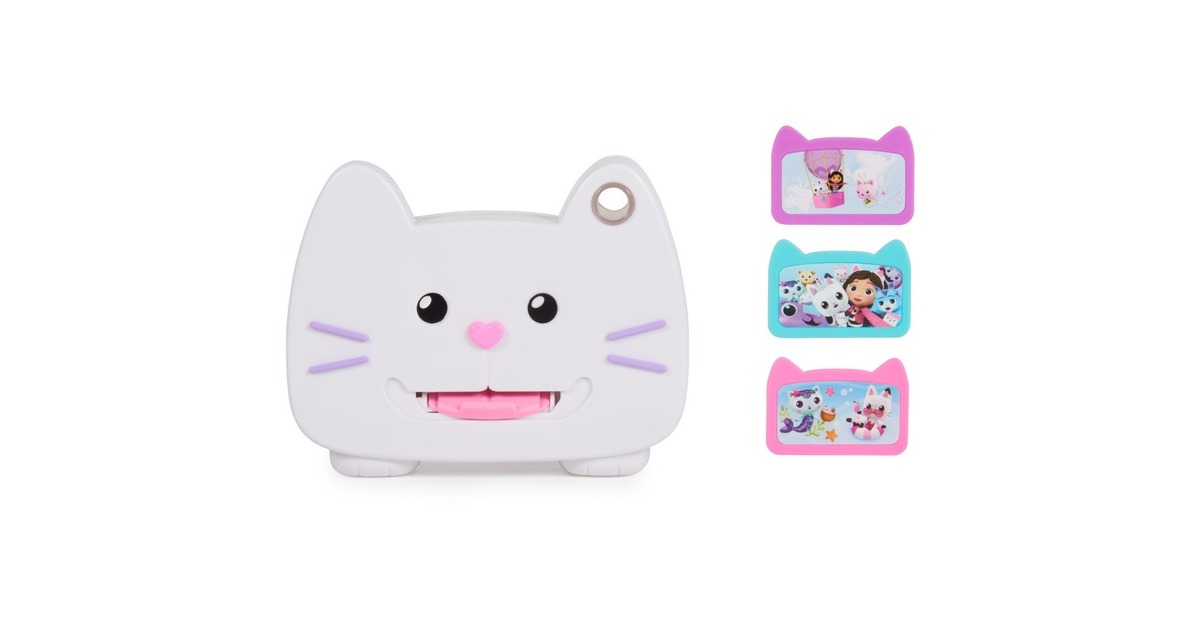 Spin Master DreamWorks Gabby's Dollhouse Cat Adventures - Spielzeug Katzen-Kamera, Rollenspiel(mit 3 Fotomotiven)