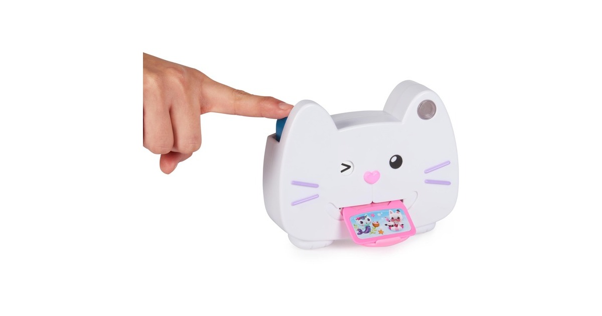 Spin Master DreamWorks Gabby's Dollhouse Cat Adventures - Spielzeug Katzen-Kamera, Rollenspiel(mit 3 Fotomotiven)