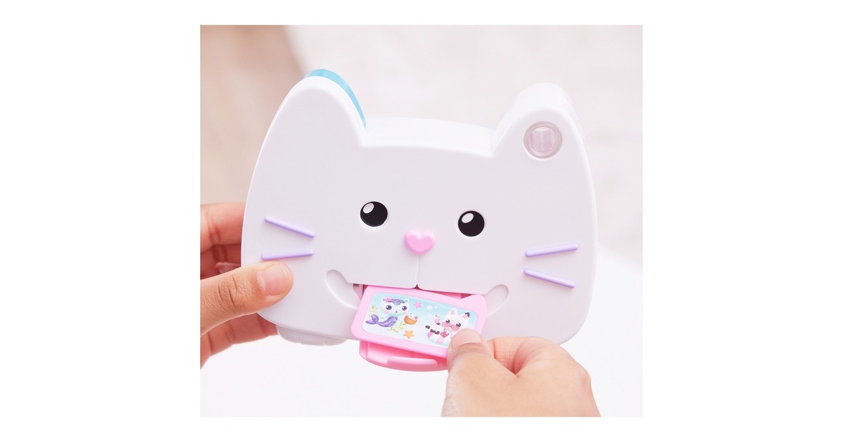Spin Master DreamWorks Gabby's Dollhouse Cat Adventures - Spielzeug Katzen-Kamera, Rollenspiel(mit 3 Fotomotiven)