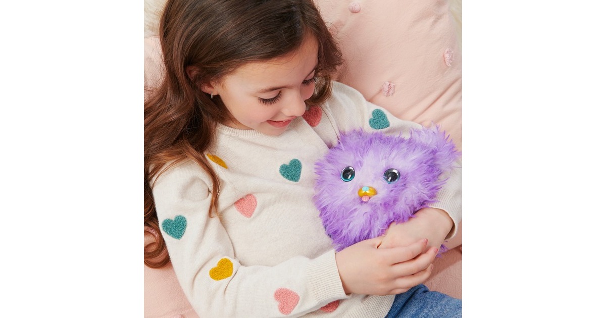 Spin Master FurFluffs Magisches Hündchen, Kuscheltier(lila)