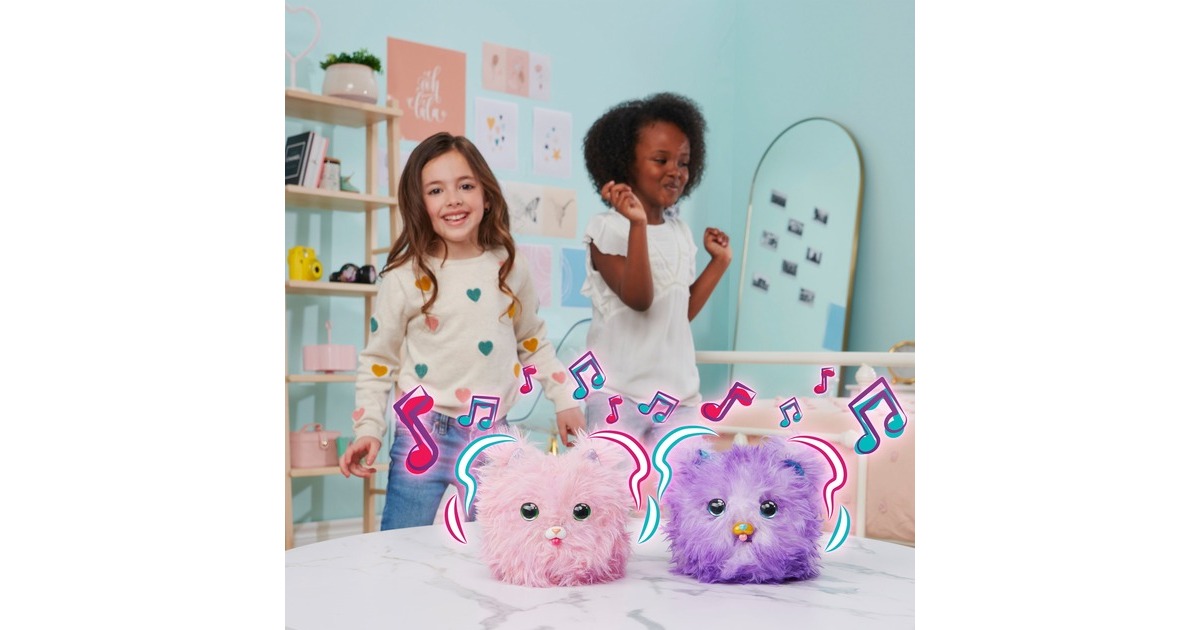 Spin Master FurFluffs Magisches Hündchen, Kuscheltier(lila)