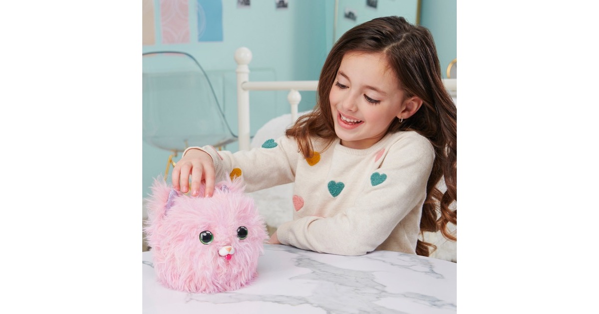 Spin Master FurFluffs Magisches Kätzchen, Kuscheltier(rosa)