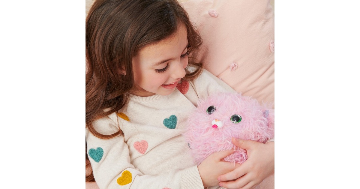 Spin Master FurFluffs Magisches Kätzchen, Kuscheltier(rosa)