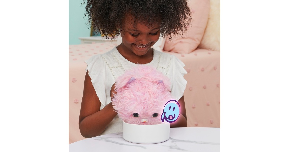 Spin Master FurFluffs Magisches Kätzchen, Kuscheltier(rosa)