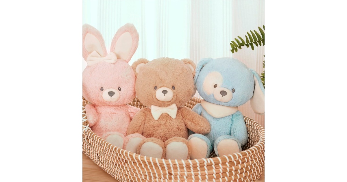 Spin Master GUND - Plüsch-Häschen aus 100% recyceltem Material, Kuscheltier(rosa/weiß, aus 100% recycletem Material)