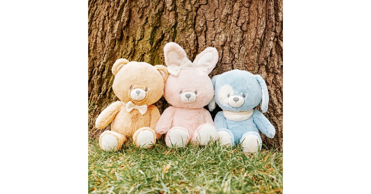 Spin Master GUND - Plüsch-Häschen aus 100% recyceltem Material, Kuscheltier(rosa/weiß, aus 100% recycletem Material)