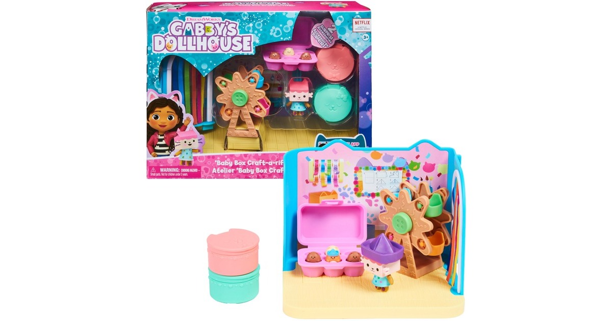 Spin Master Gabby's Dollhouse Deluxe Raum - Craft-a-riffic-Room, Kulisse