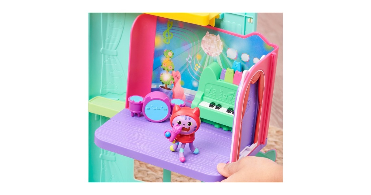 Spin Master Gabby's Dollhouse Deluxe Room – Groovy Music Room, Kulisse