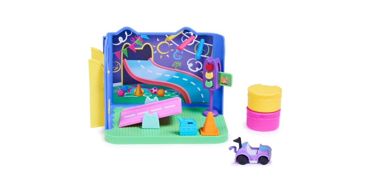 Spin Master Gabby's Dollhouse Deluxe Room – Purr-ific Play Room, Kulisse
