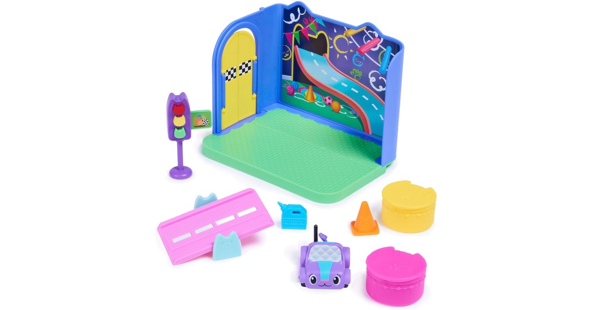 Spin Master Gabby's Dollhouse Deluxe Room – Purr-ific Play Room, Kulisse