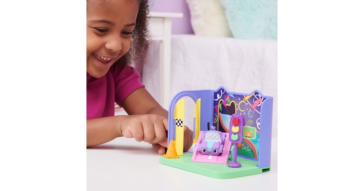 Spin Master Gabby's Dollhouse Deluxe Room – Purr-ific Play Room, Kulisse