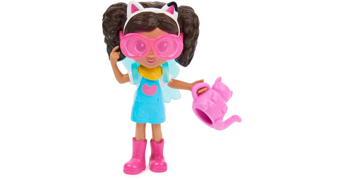 Spin Master Gabby's Dollhouse Gartenset mit Kitty Fee, Spielfigur