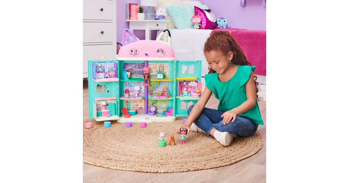 Spin Master Gabby's Dollhouse Gartenset mit Kitty Fee, Spielfigur