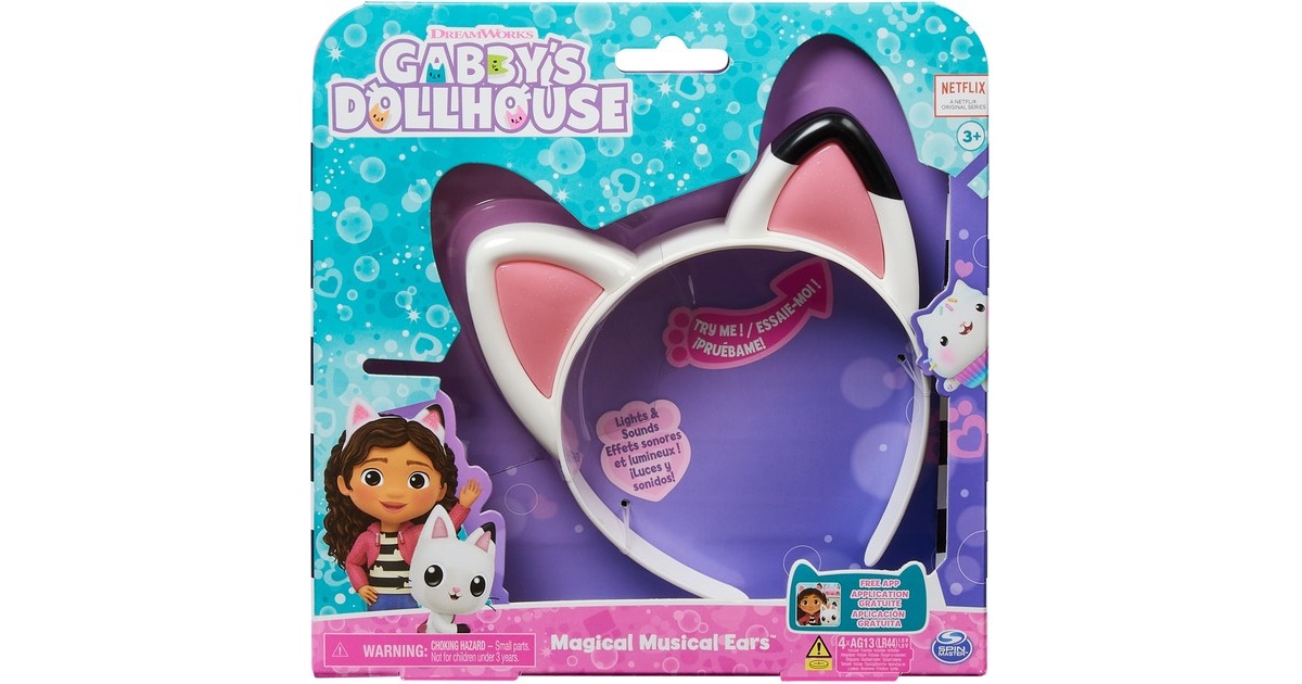 Spin Master Gabby‘s Dollhouse Magical Musical Cat Ears, Rollenspiel