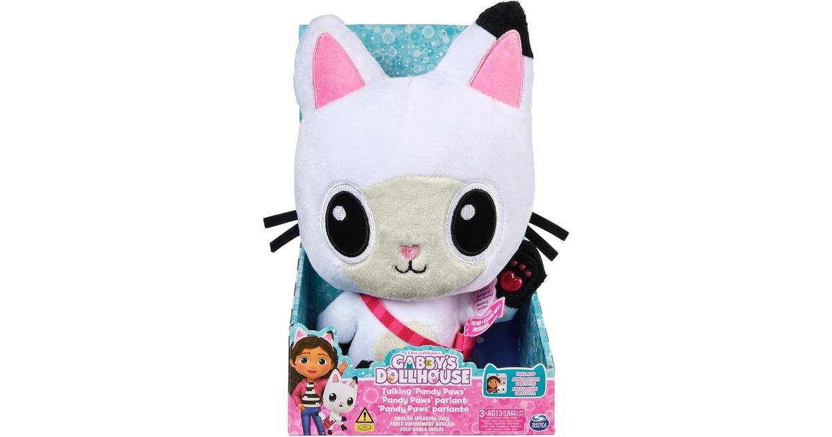Spin Master Gabby's Dollhouse Talking Pandy Paws, Kuscheltier