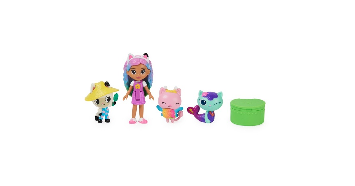 Spin Master Gabby's Dollhouse- Regenbogen Figuren Set, Spielfigur