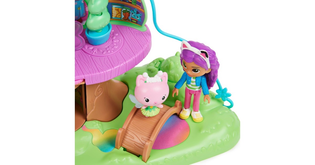 Spin Master Gabby's Dollhouse - Kitty Fairy's Garten Spielset, Kulisse