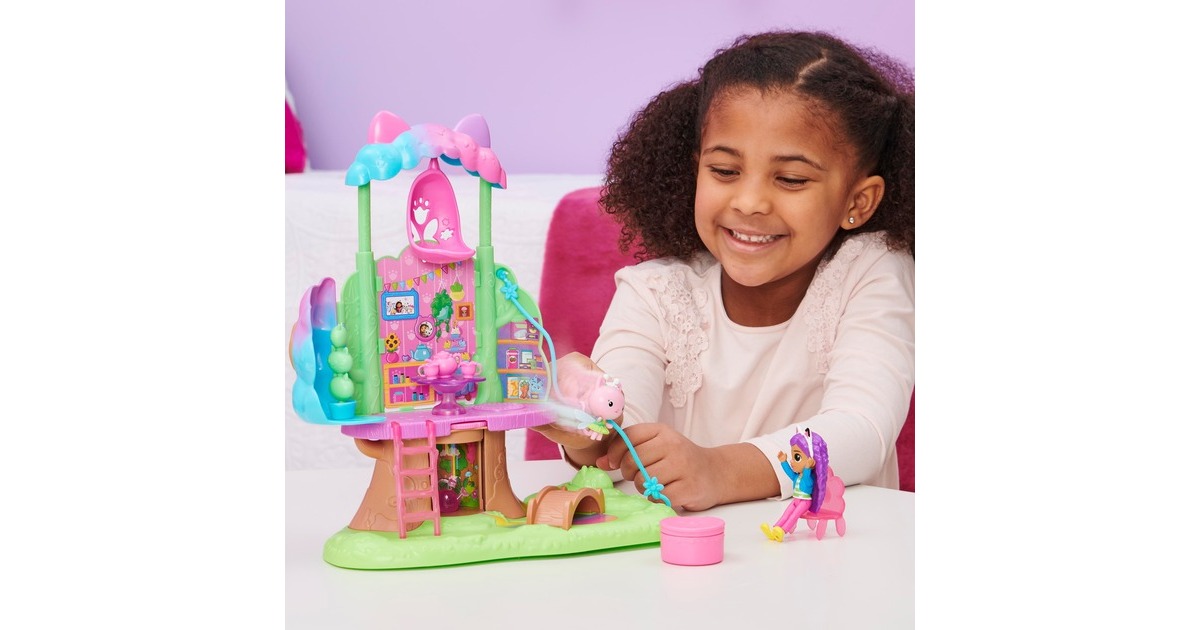 Spin Master Gabby's Dollhouse - Kitty Fairy's Garten Spielset, Kulisse