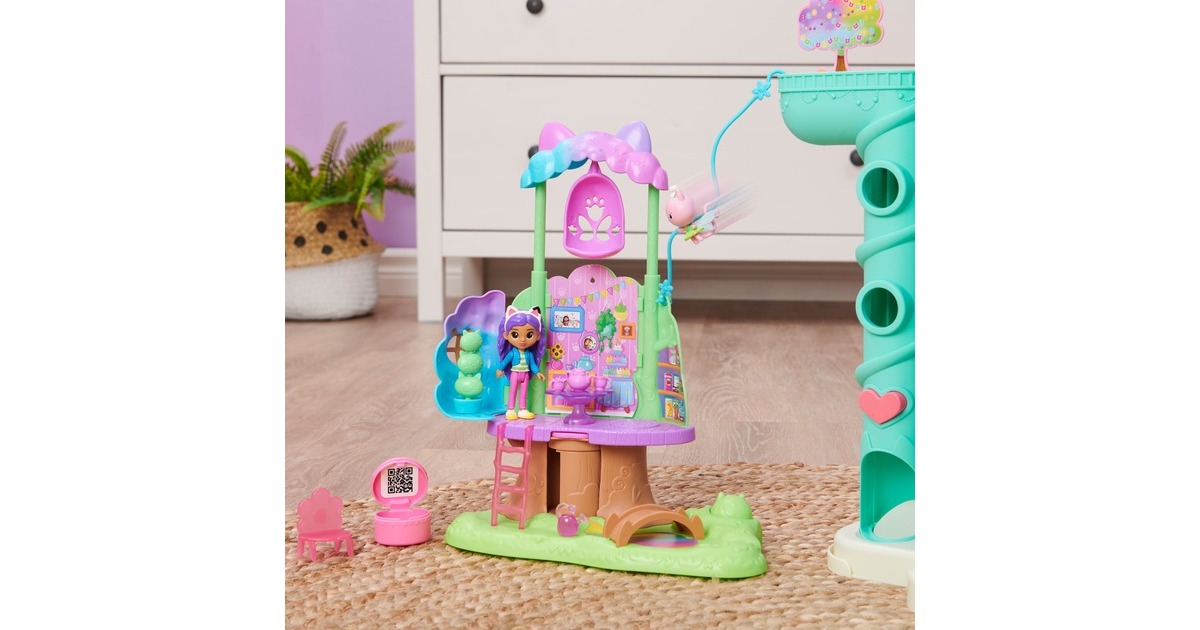 Spin Master Gabby's Dollhouse - Kitty Fairy's Garten Spielset, Kulisse