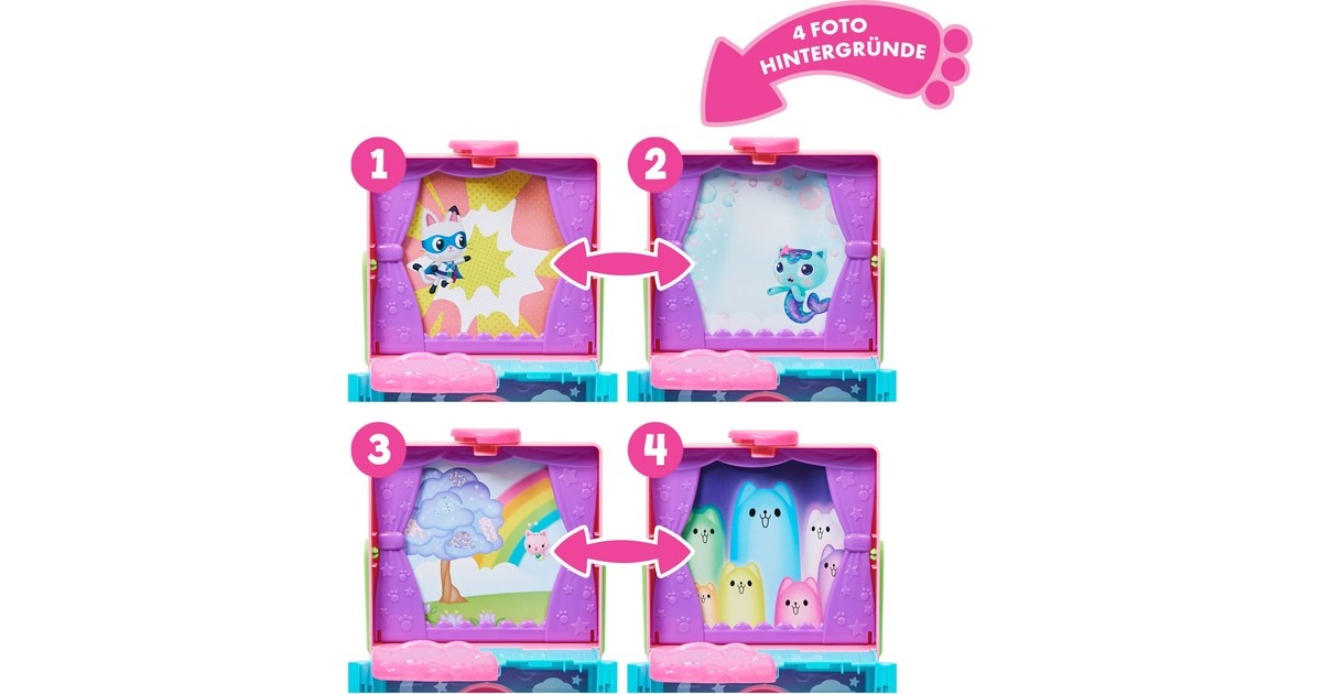 Spin Master Gabby's Dollhouse - Rainbow Closet, Kulisse