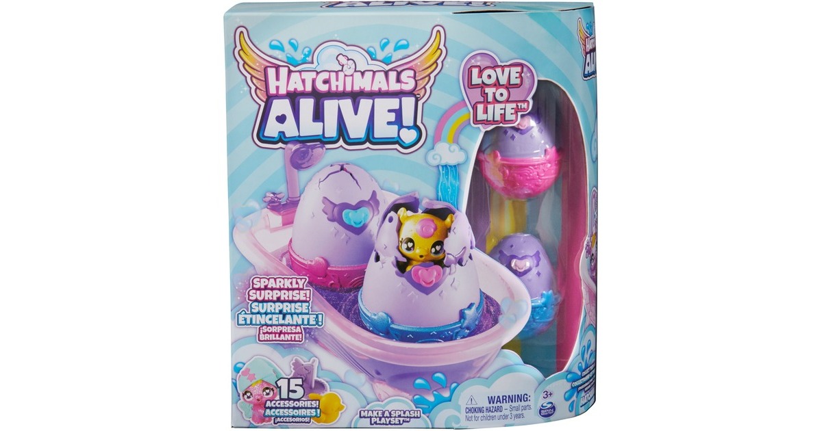 Spin Master Hatchimals Alive - Plantschspaß Set, Spielfigur