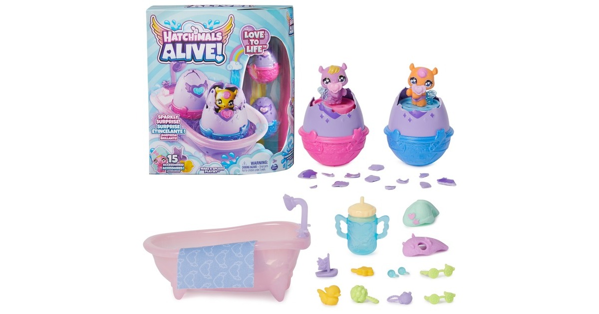 Spin Master Hatchimals Alive - Plantschspaß Set, Spielfigur