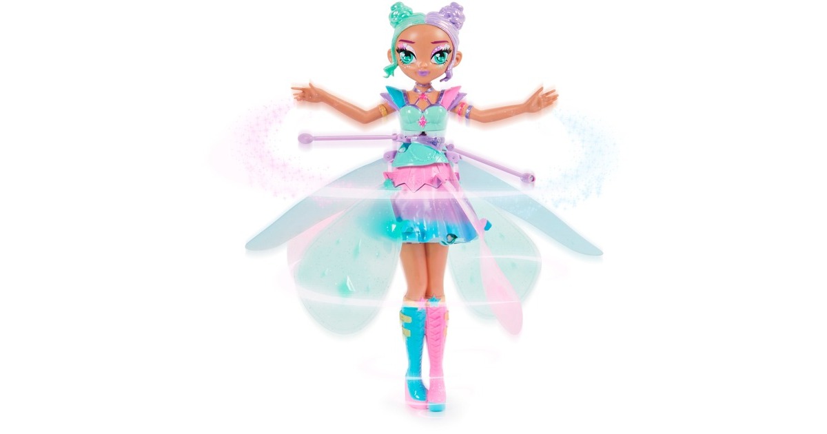 Spin Master Hatchimals Crystal Flyers - Kawaii Fliegende Fee, Spielfigur