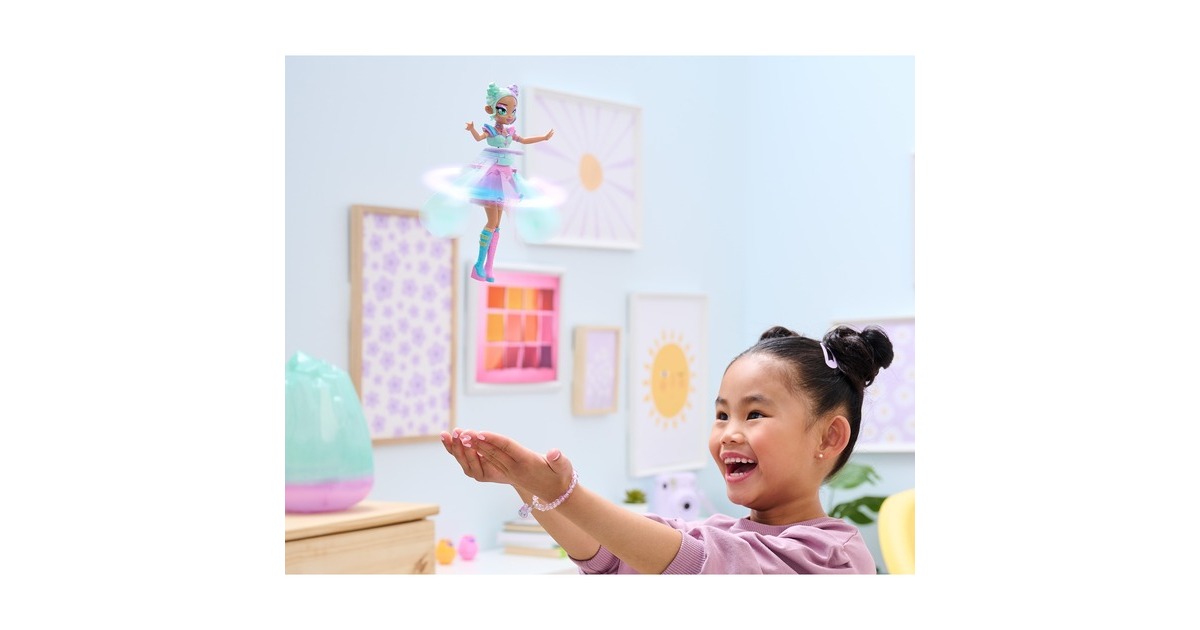 Spin Master Hatchimals Crystal Flyers - Kawaii Fliegende Fee, Spielfigur