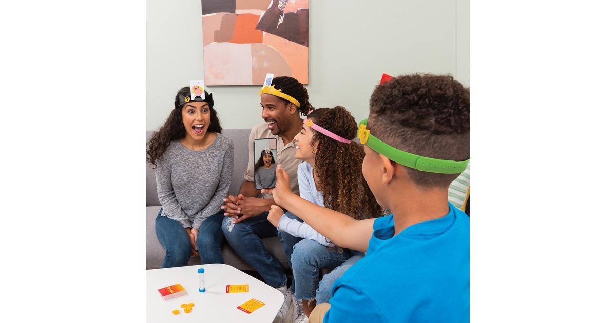 Spin Master Hedbanz - das rasante Ratespiel für die ganze Familie, Partyspiel(Neuauflage mit tollem Spielmaterial)