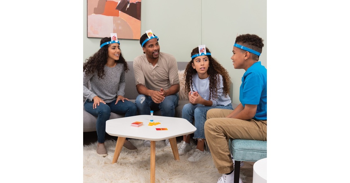 Spin Master Hedbanz - das rasante Ratespiel für die ganze Familie, Partyspiel(Neuauflage mit tollem Spielmaterial)