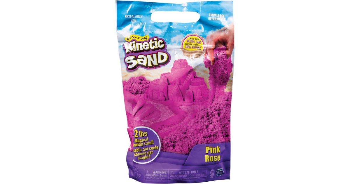 Spin Master Kinetic Sand Colour Bag pink, Spielsand(pink)