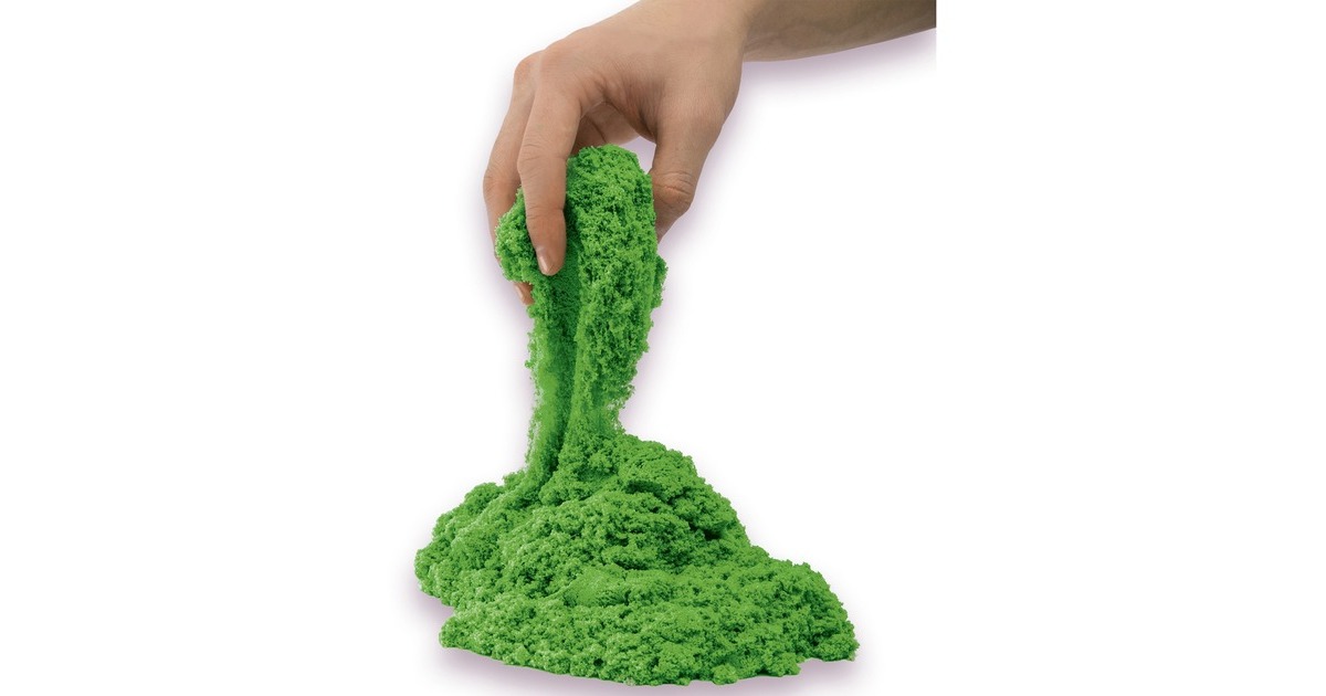 Spin Master Kinetic Sand - Beutel grün, Spielsand(907 Gramm Sand)