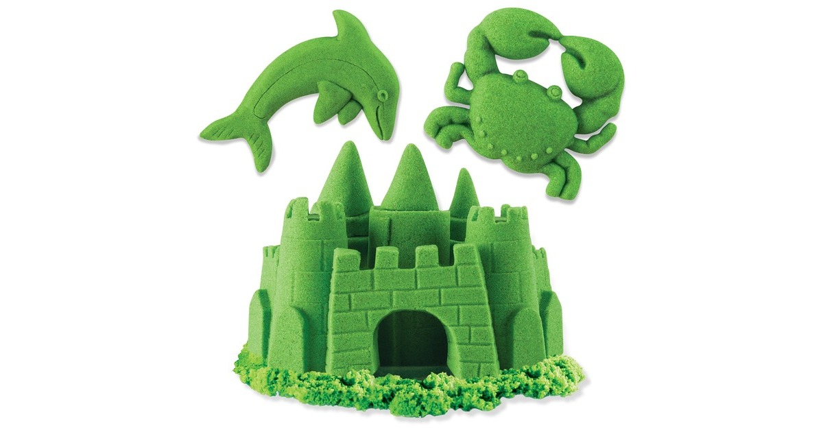 Spin Master Kinetic Sand - Beutel grün, Spielsand(907 Gramm Sand)