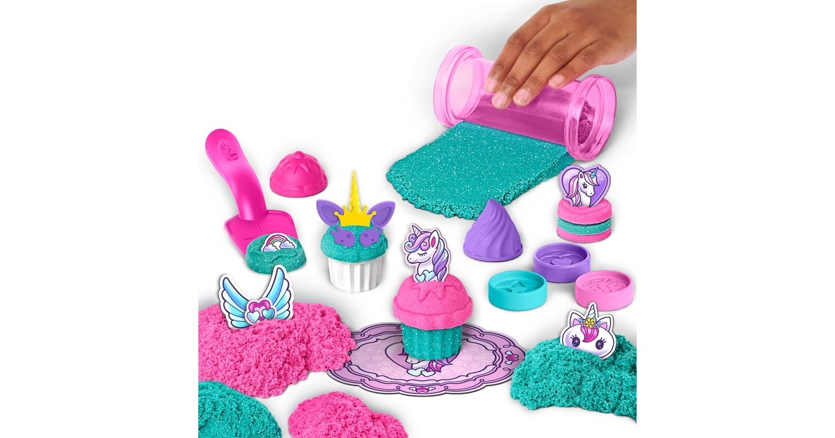 Spin Master Kinetic Sand - Einhorn Back Set, Spielsand