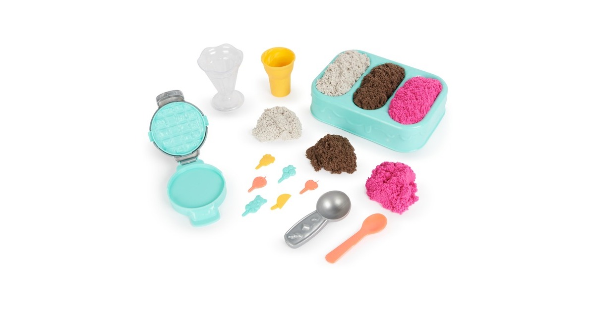 Spin Master Kinetic Sand - Eiscreme Set, Spielsand(454 Gramm Sand)