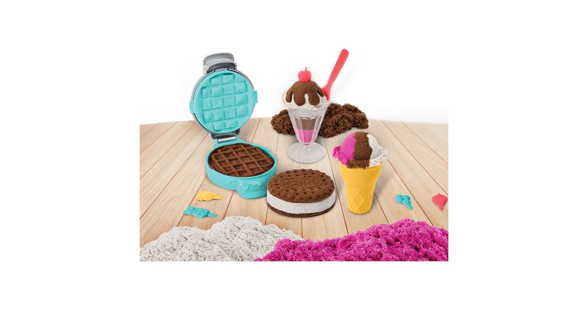 Spin Master Kinetic Sand - Eiscreme Set, Spielsand(454 Gramm Sand)