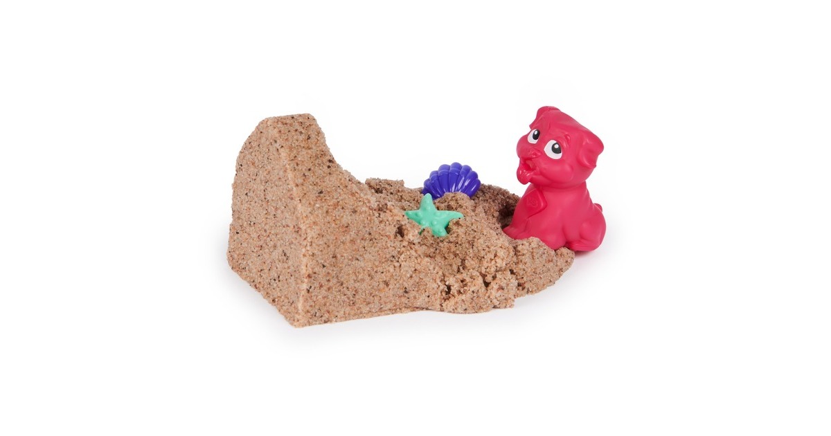 Spin Master Kinetic Sand - Hunde Häuschen, Spielsand(170 Gramm Sand)