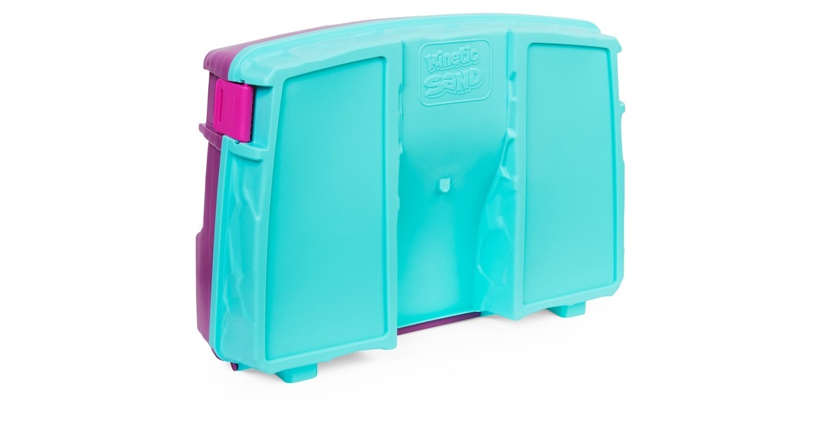 Spin Master Kinetic Sand - Sandyland Sandkoffer, Spielsand(3 verschiedene Farben, insg. 907 Gramm Sand)