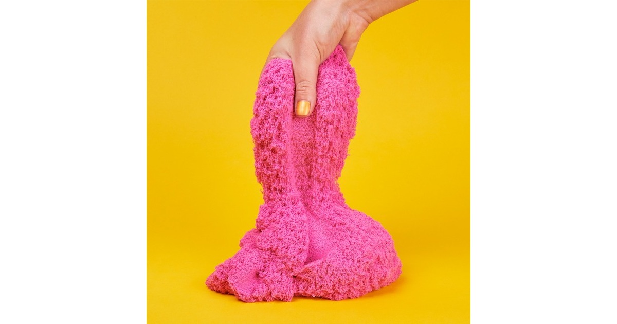 Spin Master Kinetic Sand - Schimmersand Crystal Pink, Spielsand(907 Gramm)