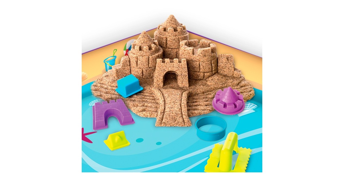 Spin Master Kinetic Sand - Strandspaß Set, Spielsand(340 Gramm)