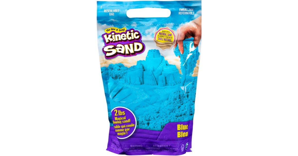 Spin Master Kinetic Sand blau, Spielsand(907 Gramm)