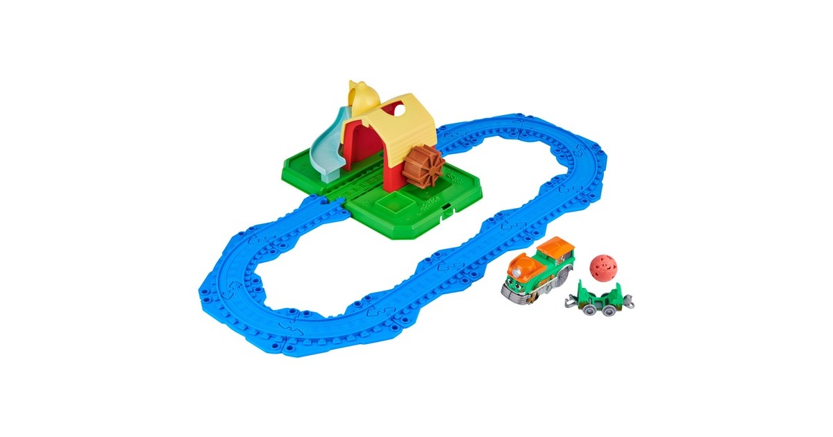 Spin Master Mighty Express Farmbahnhof Spielset mit Farm-Frieda, Spielfahrzeug