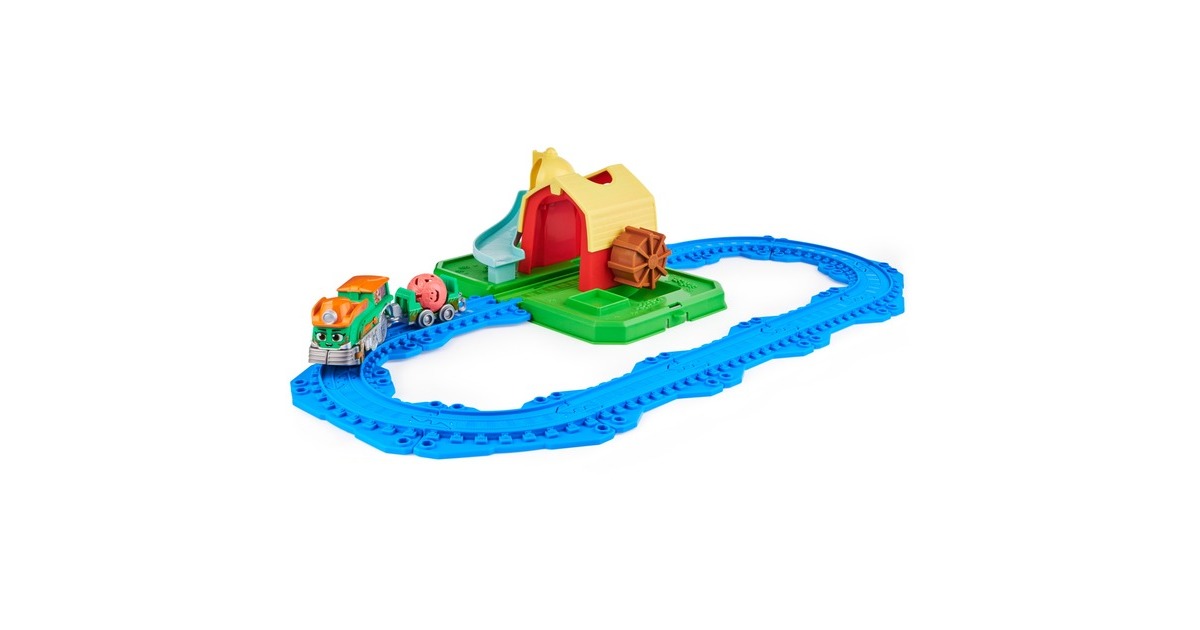 Spin Master Mighty Express Farmbahnhof Spielset mit Farm-Frieda, Spielfahrzeug