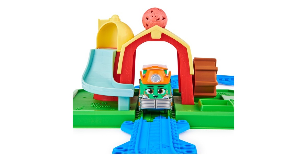 Spin Master Mighty Express Farmbahnhof Spielset mit Farm-Frieda, Spielfahrzeug