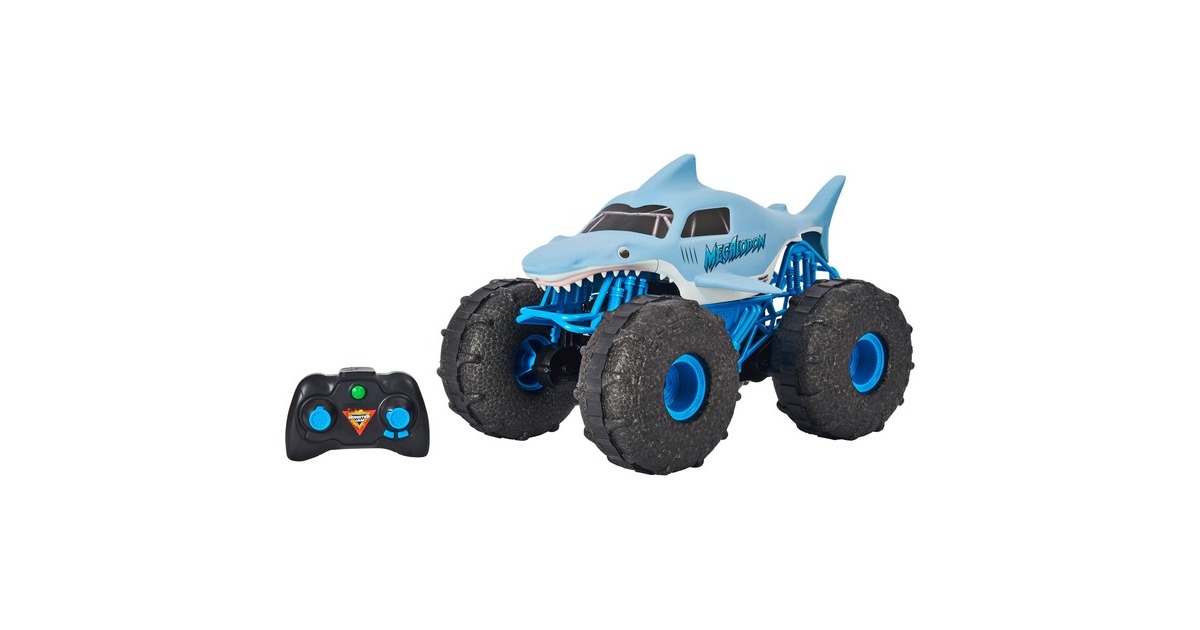 Spin Master Monster Jam Megalodon Storm, RC(hellblau, 1:15)